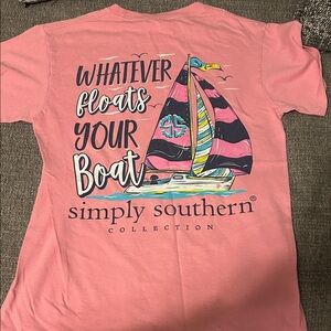 Simply Southern Pink Short Sleeve Tee